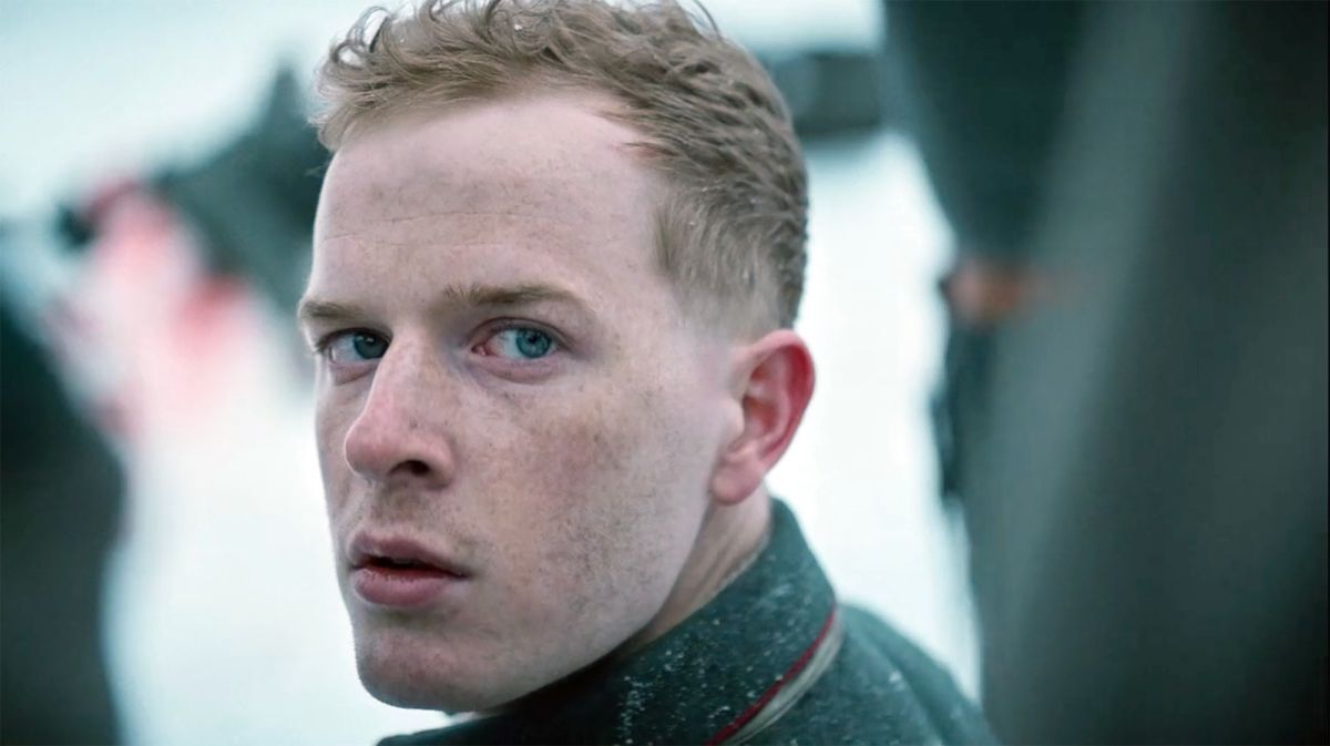 Carl Martin Eggesbø as Korporal Gunnar Tofte in Narvik on Netflix